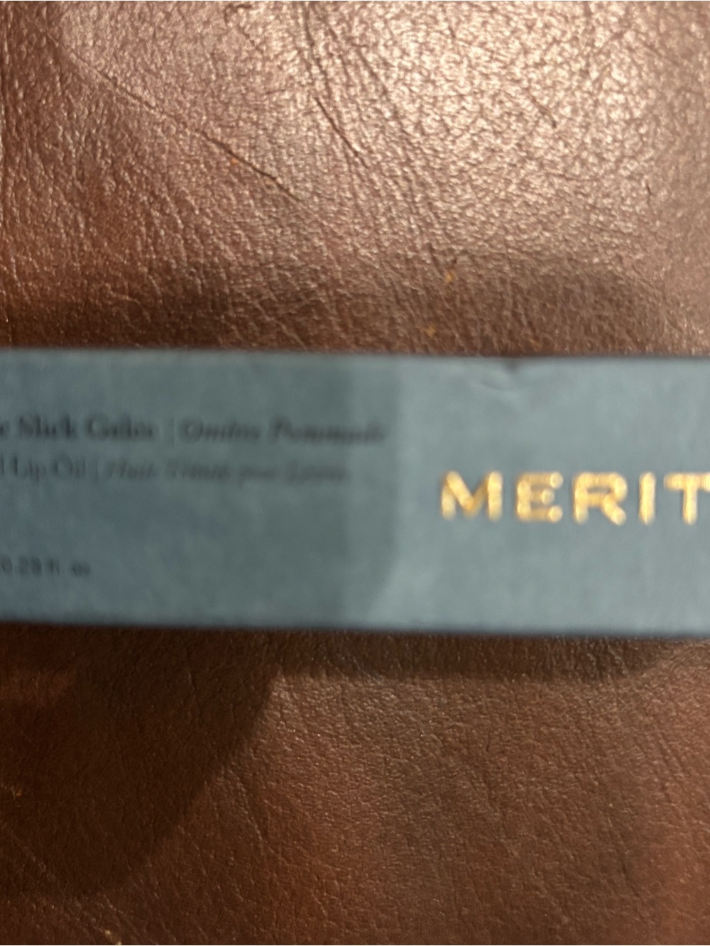 NIB Merit Shade Slick Gelee Tinted Lip Oil Gloss -Les Deux